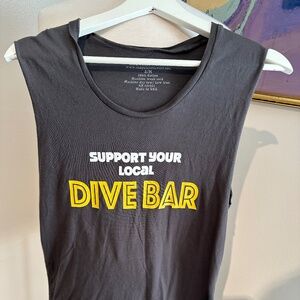 Electric West Vintage Inspired Tank Sz S